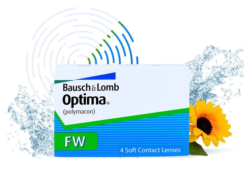 Контактные линзы Optima FW, 4 pk