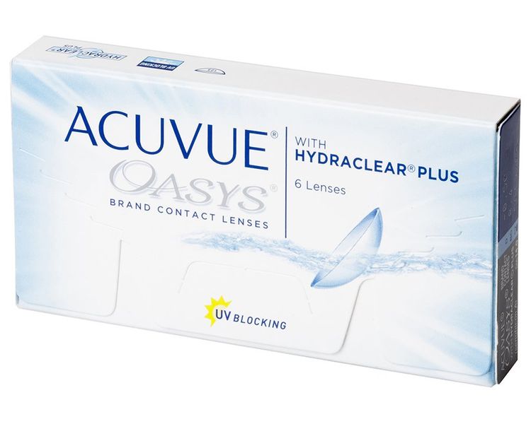Контактные линзы Acuvue Oasys with Hydraclear Plus, 6 pk