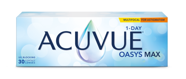 Контактные линзы 1D Acuvue Oasys MAX Multifocal for ASTIGMATISM, 30 pk Контактные линзы 1D Acuvue Oasys MAX Multifocal for ASTIGMATISM, 30 pk