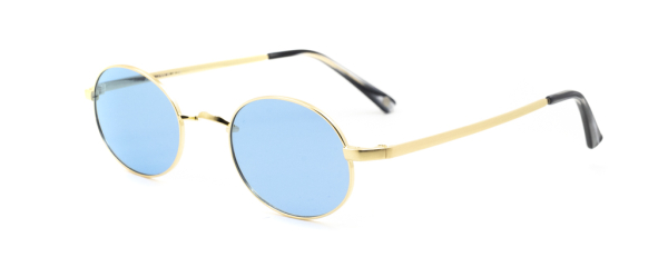 Солнцезащитные очки John Lennon Wheels, Matt Gold/Blue