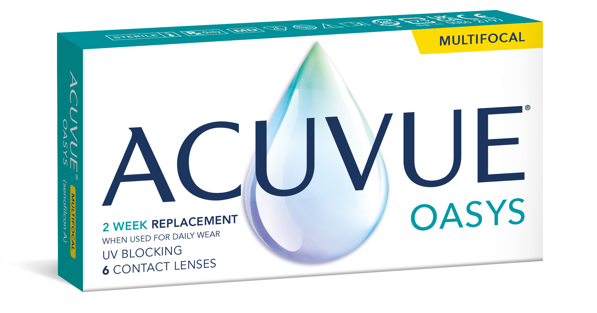 Контактные линзы Acuvue Oasys Multifocal, 6 pk